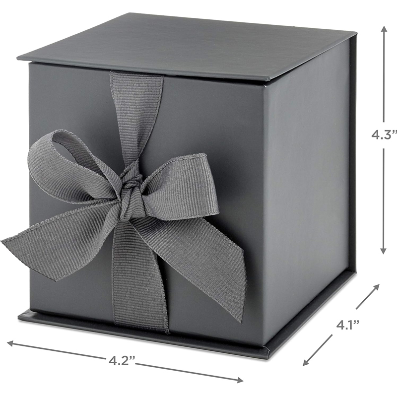 Caja de regalo magnética de lujonegro