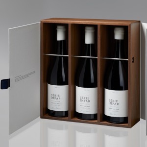 Caja de regalo de vino elegante