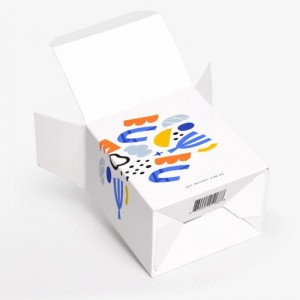 Caja de regalo abstracta vibrante