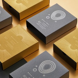 Lámpara de lujo-Caja de regalo Kraft estampada