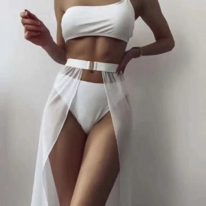 2025 Fashion New Style Lace europeo y de estilo americano-Up sexy bikini sin respaldo tres-Conjunto de piezas, traje de baño sin respaldo, disponible en stock v041 Precio:$79.99