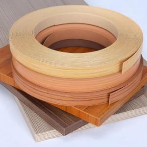 Tamaño y color personalizados de bandas de borde de muebles de PVC