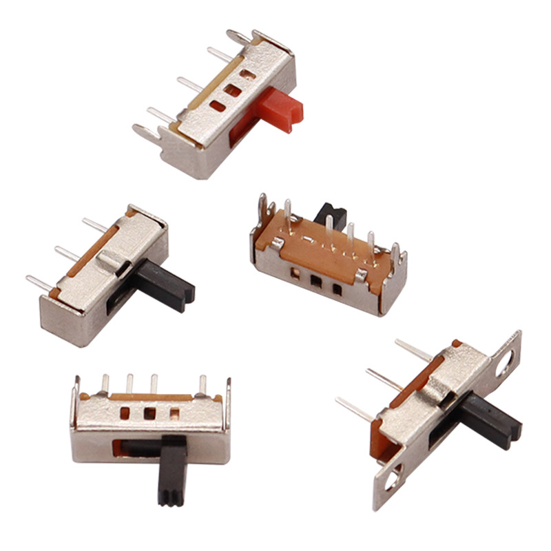 interruptor de deslizamiento SS13D07 Single-Fila cuatro-Interruptor de micro alternativa de micro, interruptor de palanca vertical para electrodomésticos, 3, 4, 5 y 6 posiciones interruptor deslizante