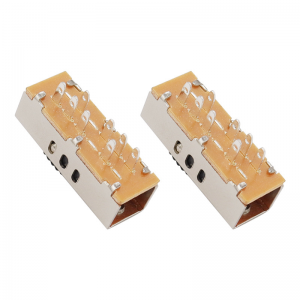 interruptor de deslizamiento SS23F10 tres-Interruptor deslizante de velocidad para el ajuste de la temperatura del color de la luz LED y alto-motor de secador de pelo de velocidad