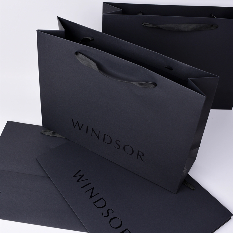 Bolsa de papel de Luxe Noir