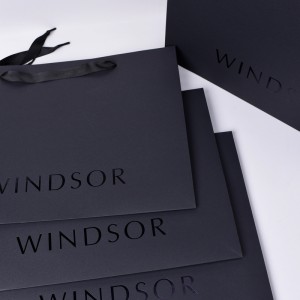 Bolsa de papel de Luxe Noir