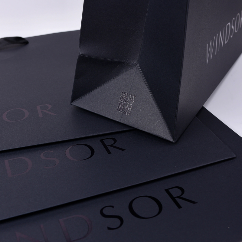 Bolsa de papel de Luxe Noir