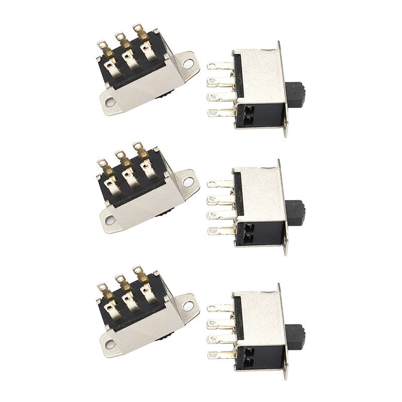 Slide Switch SS22G09 para el robot barrido es un doble-Fila 6-Pin Interruptor de reinicio de alternancia vertical
