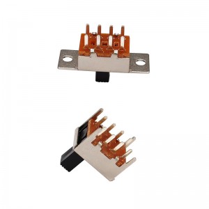 Interruptor de deslizamiento SS23H25 juguetes, electrodomésticos, auriculares, equipo de audio, interruptor de deslizamiento, alta corriente, interruptor de deslizamiento vertical