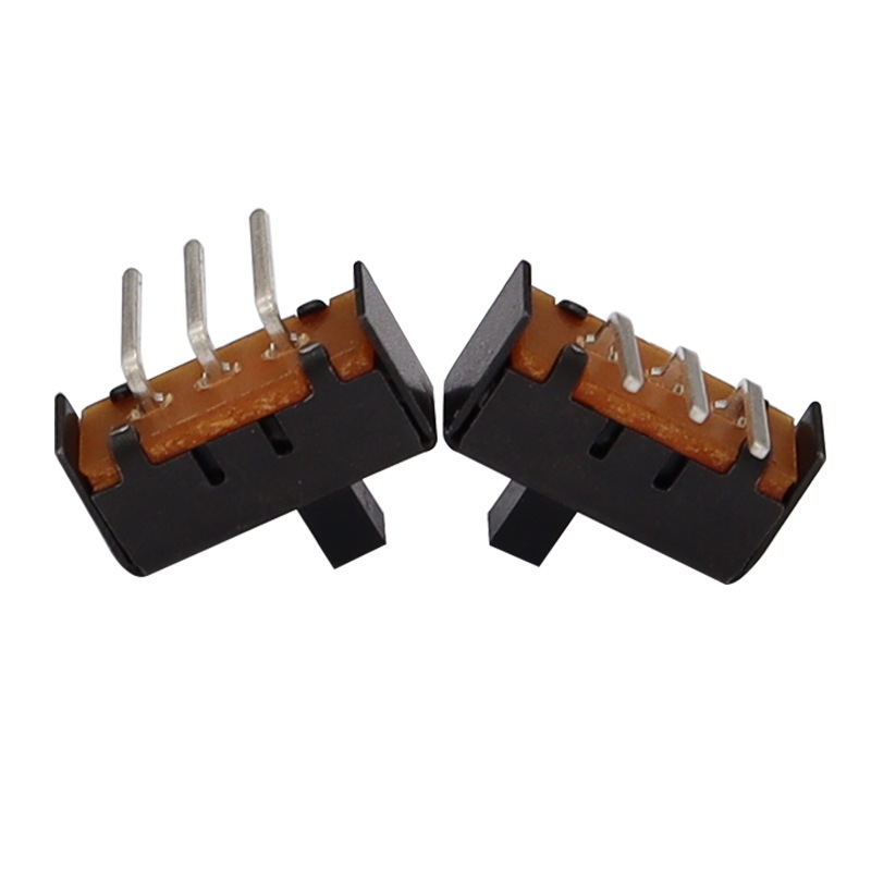 Interruptor de deslizamiento SS12E17 Interruptor de deslizamiento eléctrico Fond Pie 2-posición 3-interruptor de palanca
