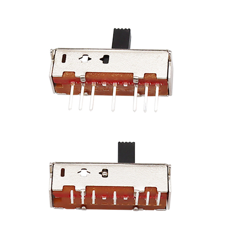 interruptor de deslizamiento SS16D03 Single-Fila 7-Interruptor deslizante del pasador, temperatura de la lámpara y ajuste de color Lámpara vertical interruptor de control deslizante