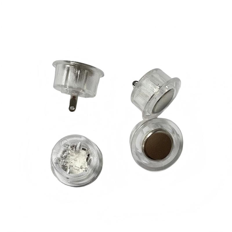 interruptor de tacto (sin luz) Empotrable 12mm para armarios y armarios;táctil 5V-Luz LED regulable controlada con sensor de movimiento.